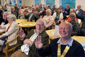 Abergavenny Rotary Club members partners and guests